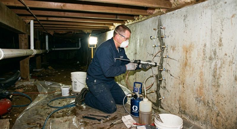 Basement Foundation Repair in Crofton, MD