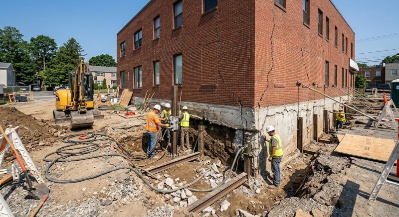 Building Foundation Repair in Takoma Park, MD
