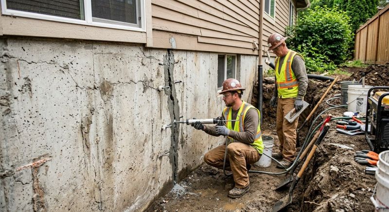 Cracked Foundation Repair in Fairfax, VA