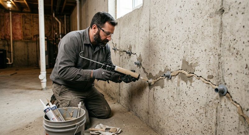 Cracked Foundation Repair in Triangle, VA