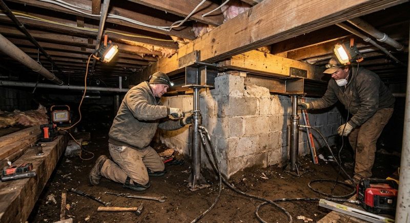 Crawlspace Foundation Repair in Huntingtown, MD