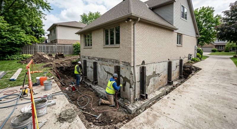 Exterior Foundation Repair in Prince Georges County, MD