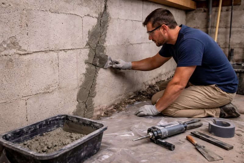 Foundation Crack Repair in Arlington County, VA
