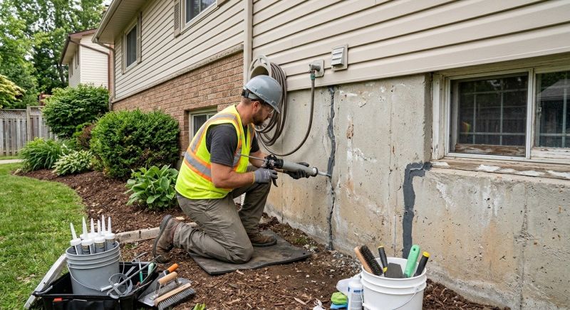 Foundation Crack Sealing in Prince Georges County, MD