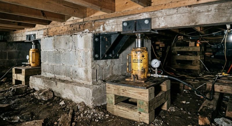 Foundation Jacking in Falls Church, VA