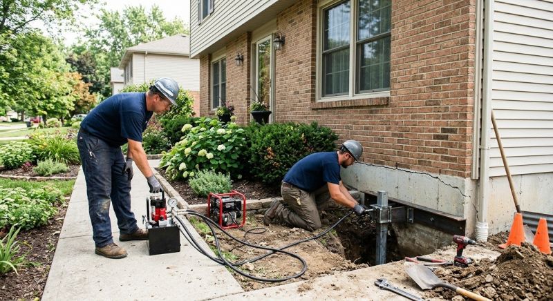 Foundation Jacking in Vienna, VA