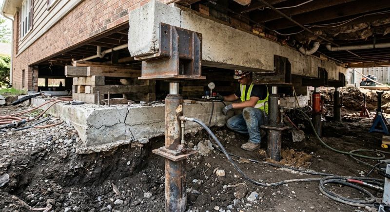 Foundation Lifting in Silver Spring, MD