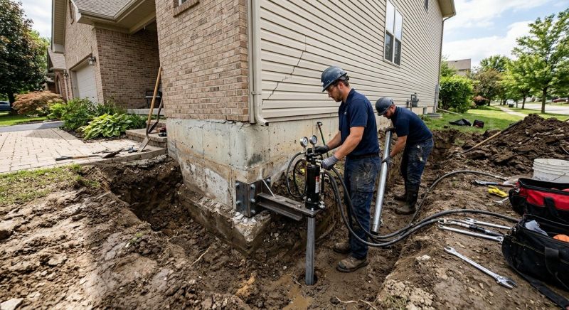 Foundation Settlement Repair in Prince Georges County, MD