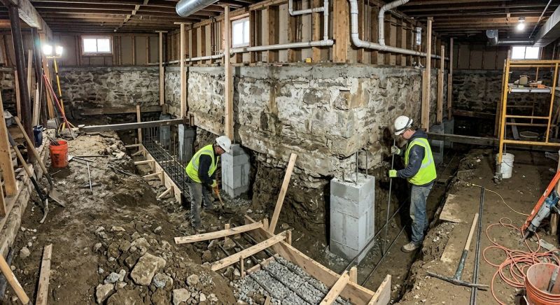 Foundation Underpinning in Prince Georges County, MD