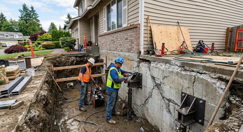 Home Foundation Repair in Huntingtown, MD