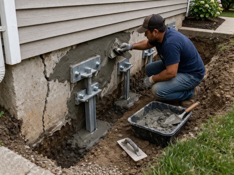 Home Foundation Repair in Lothian, MD