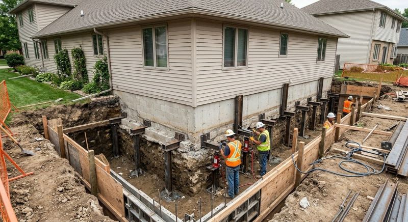 House Underpinning in Prince Georges County, MD