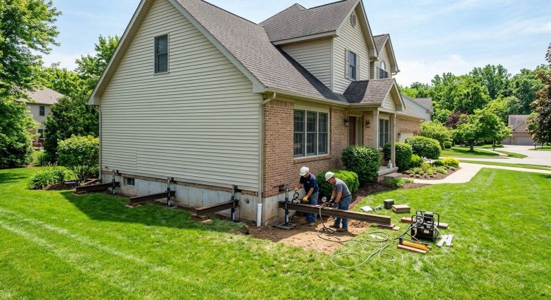 Settling Foundation Service in Triangle, VA