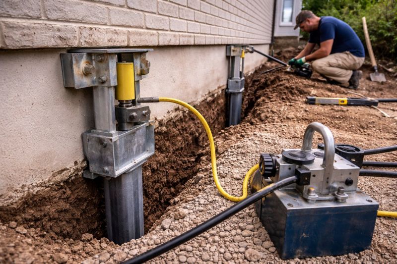 Sinking Foundation Repair in Clinton, MD