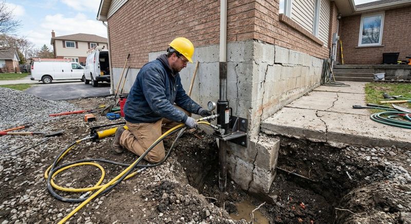 Sinking Foundation Repair in Dumfries, VA