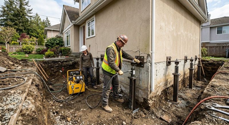Sinking Foundation Repair in La Plata, MD
