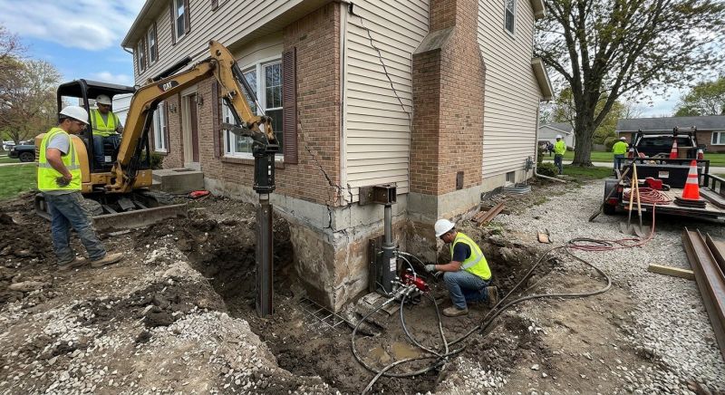 Sinking Foundation Repair in Temple Hills, MD